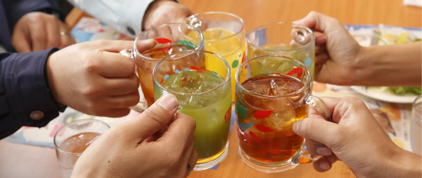 カンパイで始まる楽しいだんらん